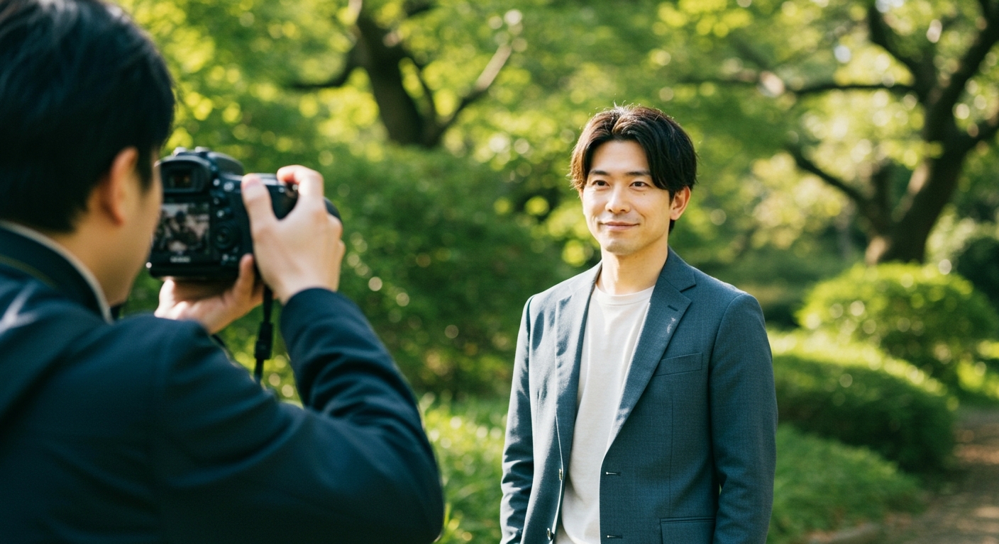 プロフィール写真撮影